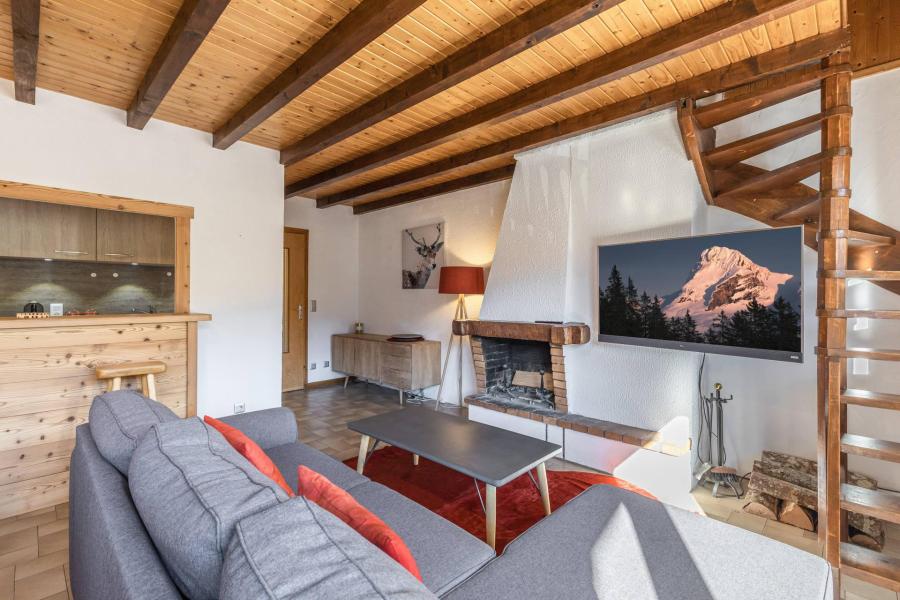 Urlaub in den Bergen 3-Zimmer-Appartment für 6 Personen (Ancolie) - Moutelette - La Clusaz - Wohnzimmer