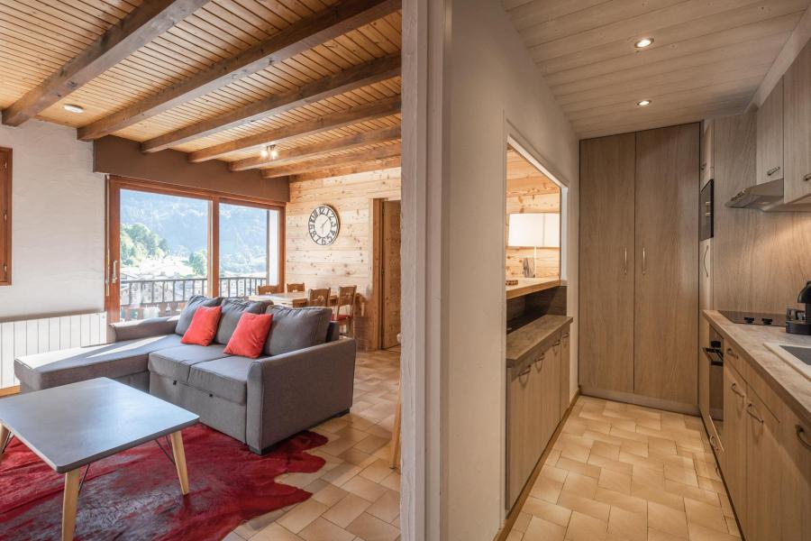 Vakantie in de bergen Appartement 3 kamers 6 personen (Ancolie) - Moutelette - La Clusaz - Woonkamer