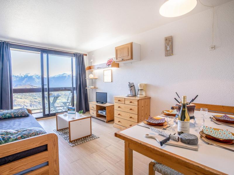 Vakantie in de bergen Appartement 1 kamers 4 personen (21) - Pégase Phénix - Le Corbier - Woonkamer