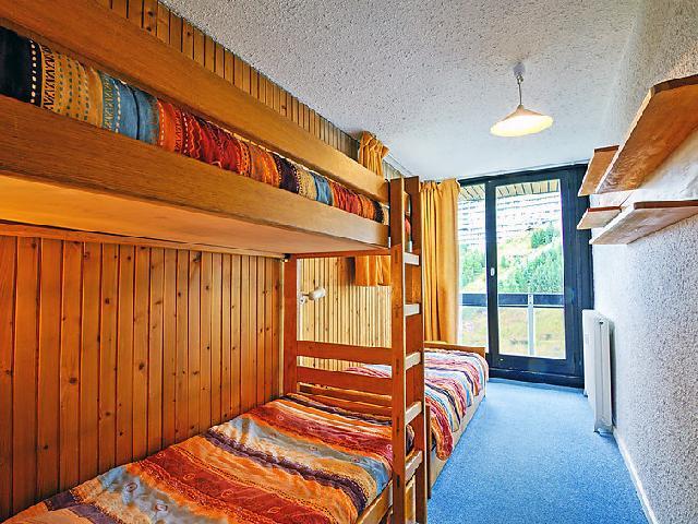 Urlaub in den Bergen 3-Zimmer-Appartment für 7 Personen (1) - Pelvoux - Les Menuires - Offener Schlafbereich