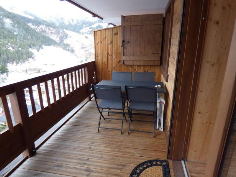 Vacaciones en montaña Apartamento cabina 2 piezas para 4 personas - Perle des Neiges - Arêches-Beaufort - Balcón