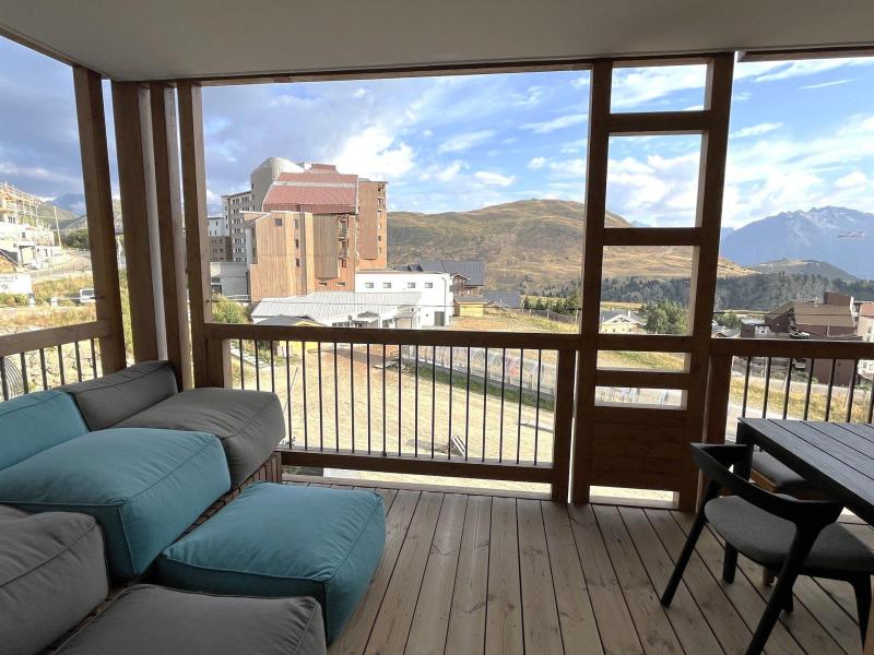 Holiday in mountain resort 4 room apartment cabin 8 people (A42) - PHOENIX A - Alpe d'Huez - Balcony