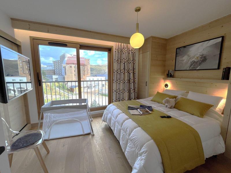 Holiday in mountain resort 4 room apartment cabin 8 people (A42) - PHOENIX A - Alpe d'Huez - Bedroom