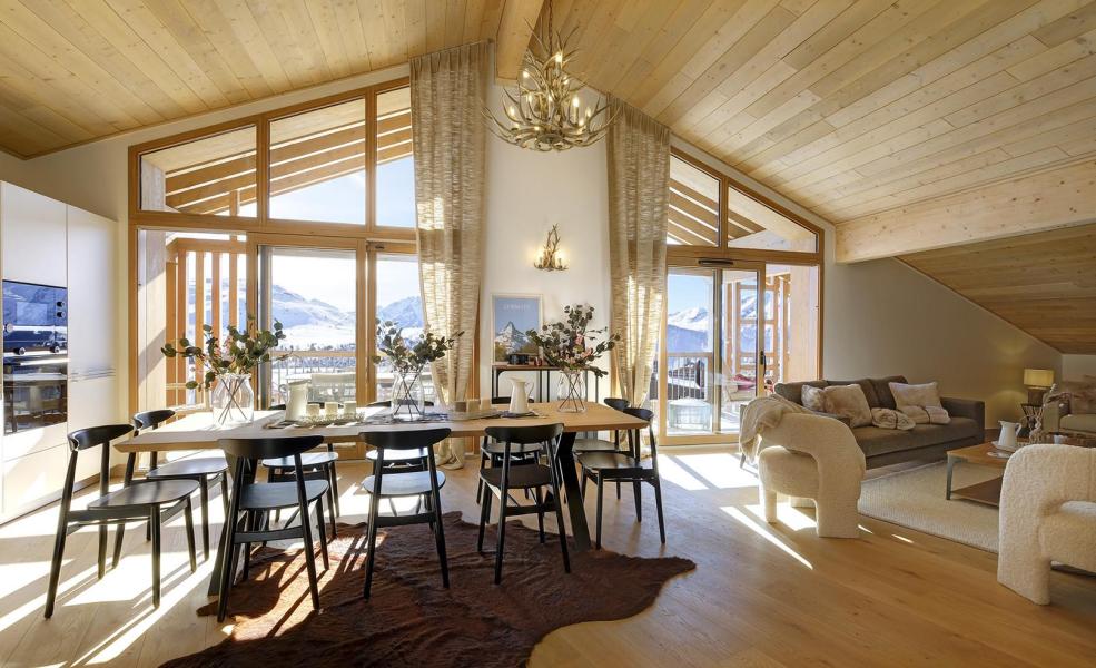 Holiday in mountain resort 5 room apartment cabin 8 people (A54) - Phoenix A - Alpe d'Huez - Living room