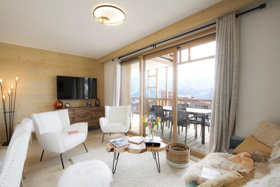 Vakantie in de bergen Appartement 3 kabine kamers 6 personen (B27) - PHOENIX B - Alpe d'Huez - Woonkamer