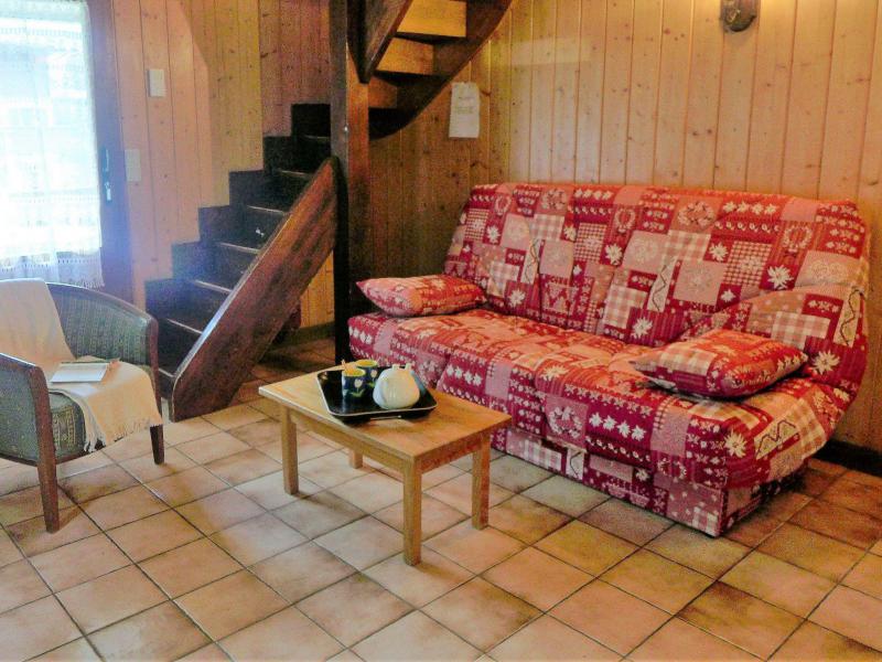 Vakantie in de bergen Chalet 3 kamers 6 personen (1) - Pierre Blanche - Les Houches - Woonkamer