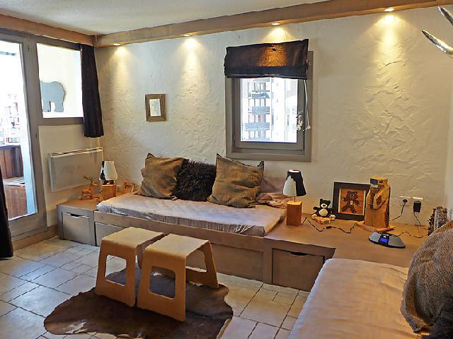 Vakantie in de bergen Appartement 2 kamers 4 personen (3) - Plein Soleil - Tignes - Woonkamer