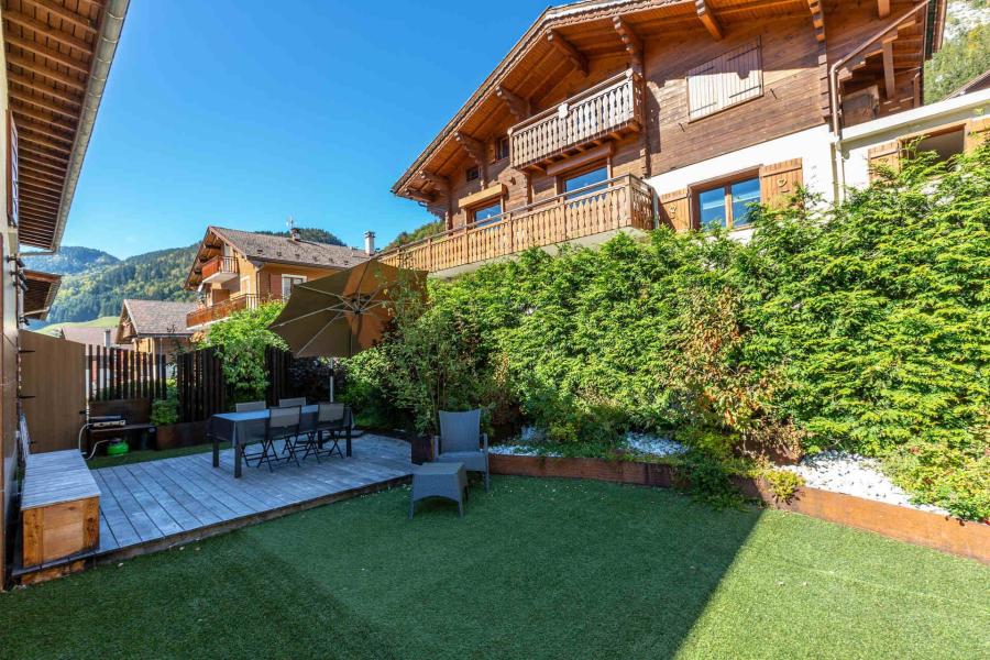 Vakantie in de bergen Appartement 4 kamers 8 personen (01) - Plein Sud - La Clusaz - Terras