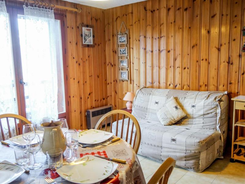 Holiday in mountain resort 1 room apartment 4 people (4) - Pointe des Aravis - Saint Gervais - Living room