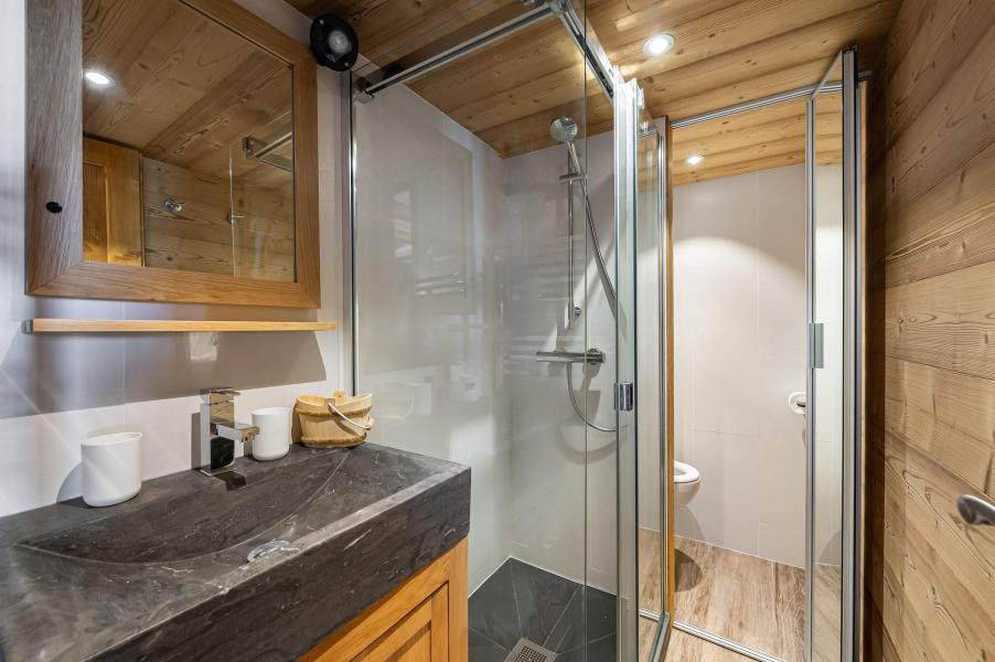 Vacaciones en montaña Estudio mezzanine para 5 personas (RE012D) - Résidence 1650 - Courchevel - Cuarto de ducha