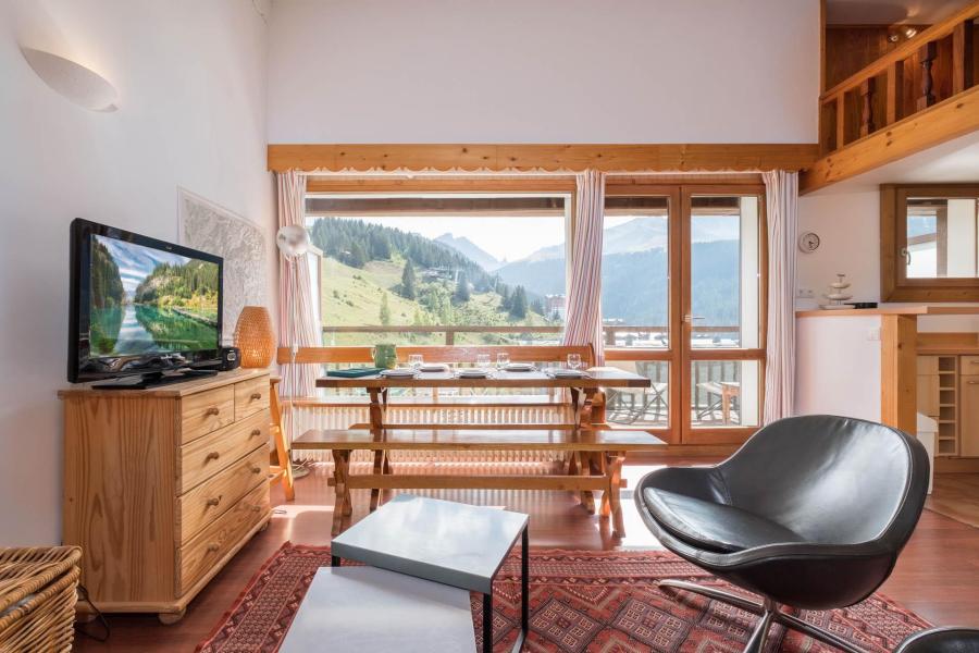 Urlaub in den Bergen Mezzanin-Studio für 5 Personen (RE012W) - Résidence 1650 - Courchevel - Wohnzimmer