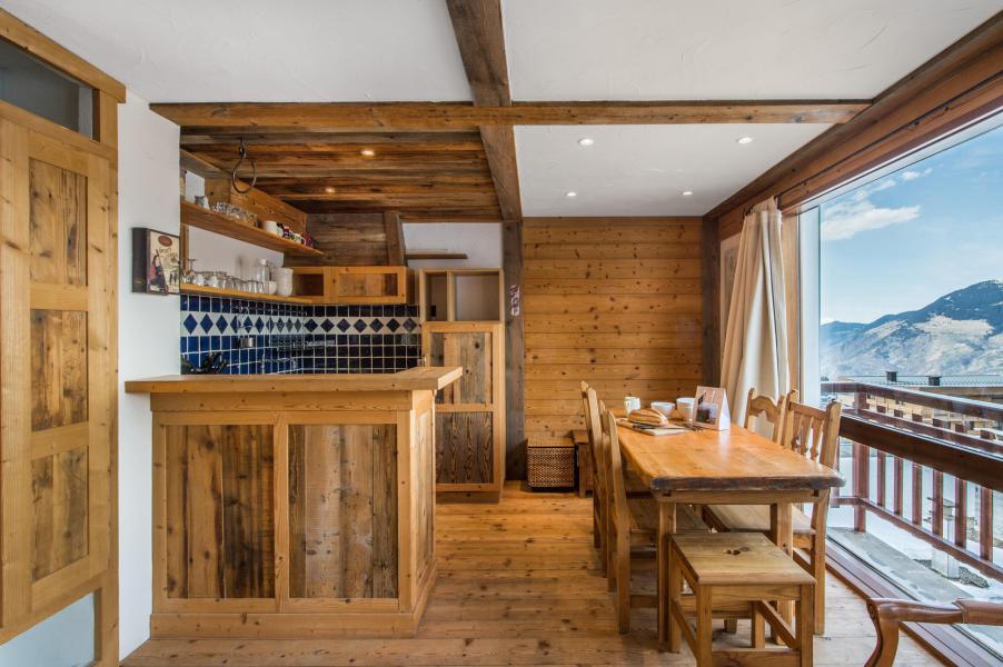 Urlaub in den Bergen Studio Schlafnische 5 Personen (RE005D) - Résidence 1650 - Courchevel - Wohnzimmer