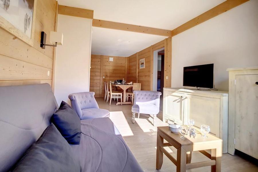 Urlaub in den Bergen 3-Zimmer-Appartment für 8 Personen (124) - Résidence Aconit - Les Menuires - Wohnzimmer