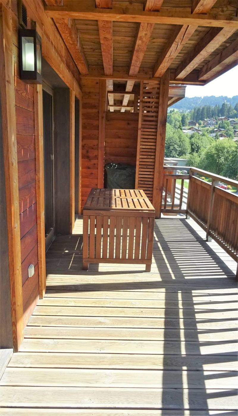 Holiday in mountain resort 2 room apartment cabin 5 people - Résidence Adonis - Les Gets - Terrace