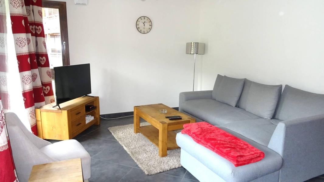 Vakantie in de bergen Appartement 2 kabine kamers 5 personen - Résidence Adonis - Les Gets - Woonkamer