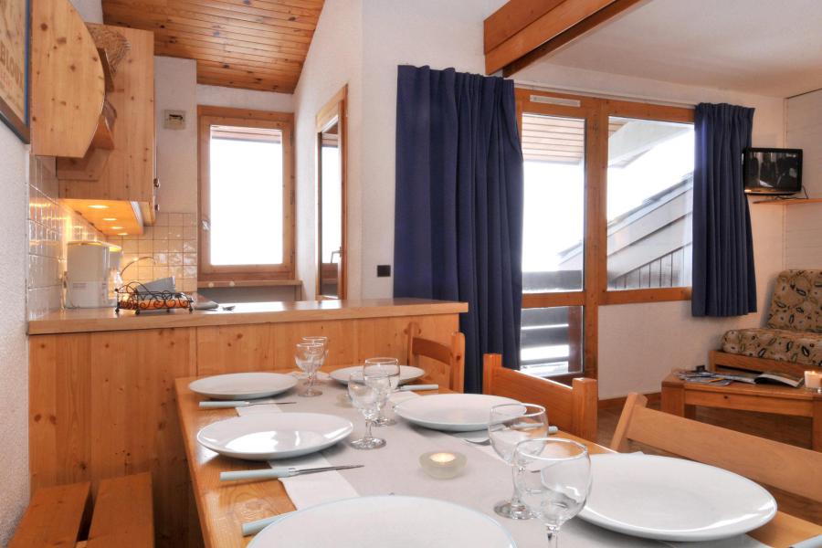 Vakantie in de bergen Appartement 3 kamers mezzanine 7 personen (420) - Résidence Agate - La Plagne - Woonkamer