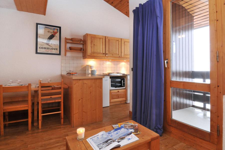 Vakantie in de bergen Appartement 3 kamers mezzanine 7 personen (420) - Résidence Agate - La Plagne - Woonkamer