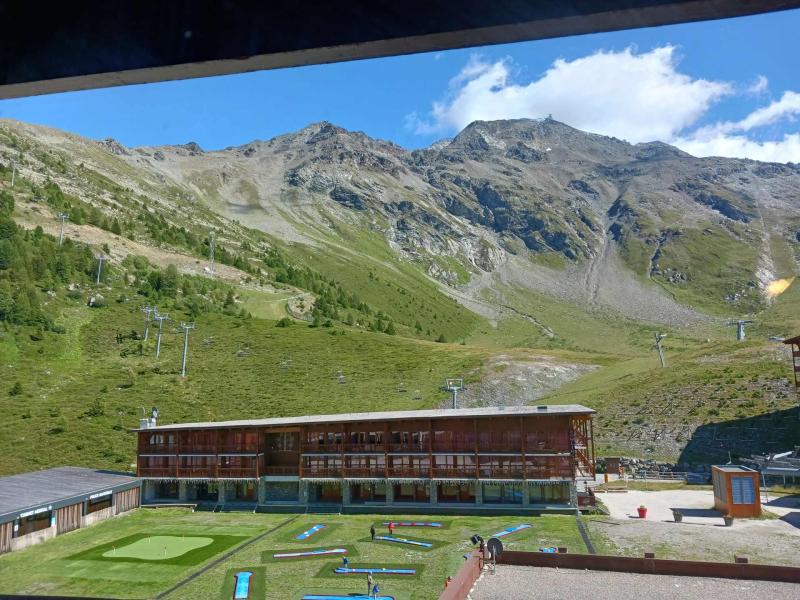 Аренда на лыжном курорте Квартира студия со спальней для 4 чел. (424) - Résidence Aiguille Rouge - Les Arcs - летом под открытым небом