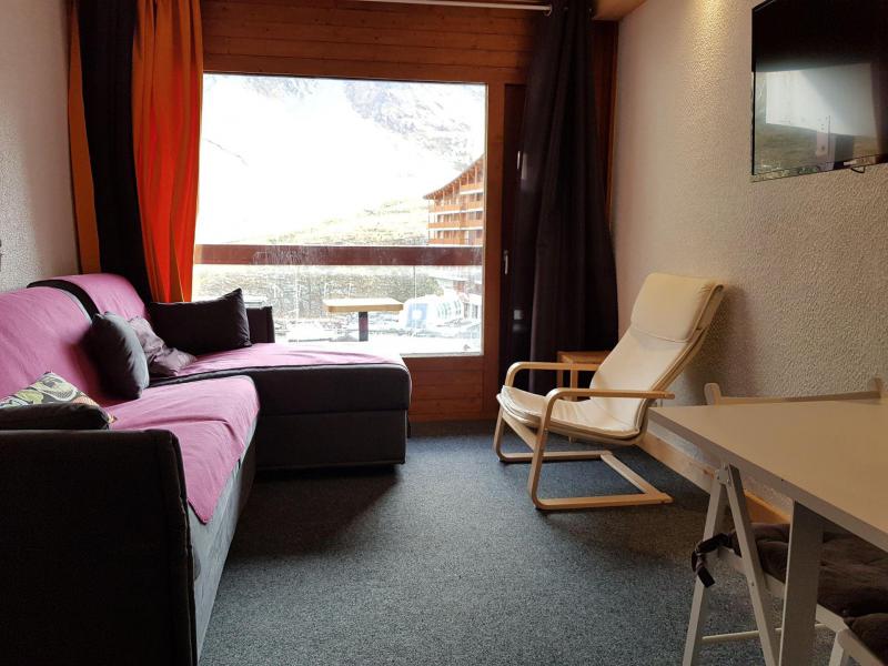 Vakantie in de bergen Studio bergnis 4 personen (432) - Résidence Aiguille Rouge - Les Arcs - Woonkamer