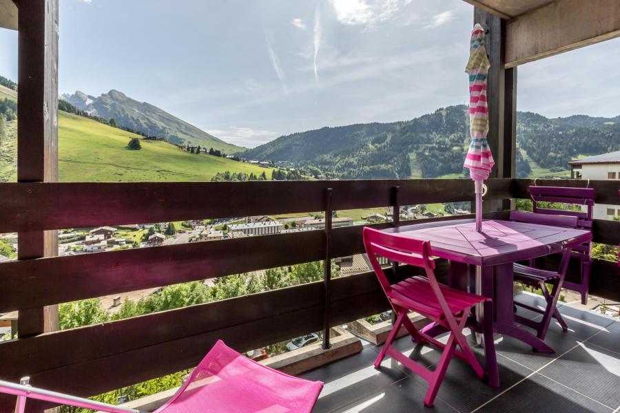 Vakantie in de bergen Studio bergnis 3 personen (11) - Résidence Aiguille Verte - La Clusaz - Terras