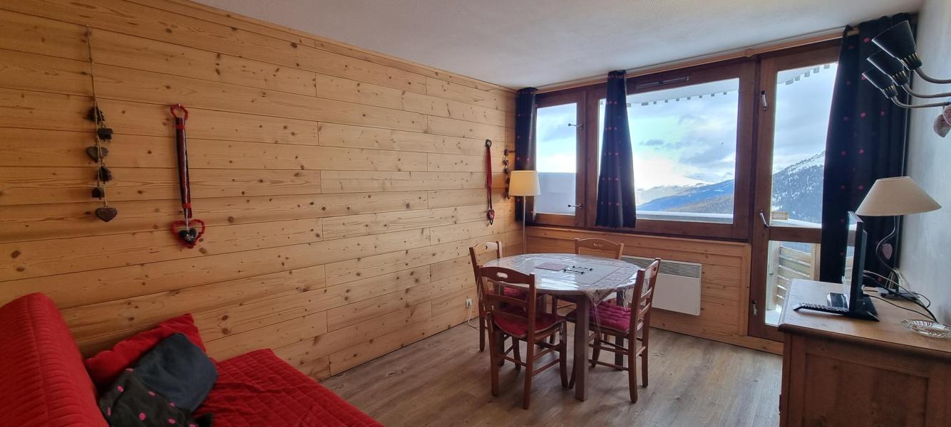 Vakantie in de bergen Studio bergnis 4 personen (A2K119) - Résidence Aime 2000 - Flèche - La Plagne - Woonkamer