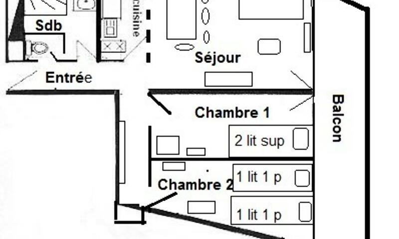 Alquiler al esquí Apartamento 3 piezas para 6 personas (45m²) - Résidence Aime 2000 - Maeva Home - La Plagne - Verano