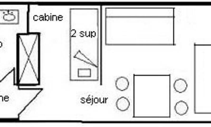 Skiverleih Studio für 4 Personen (26m²) - Résidence Aime 2000 - MH - La Plagne - Draußen im Sommer