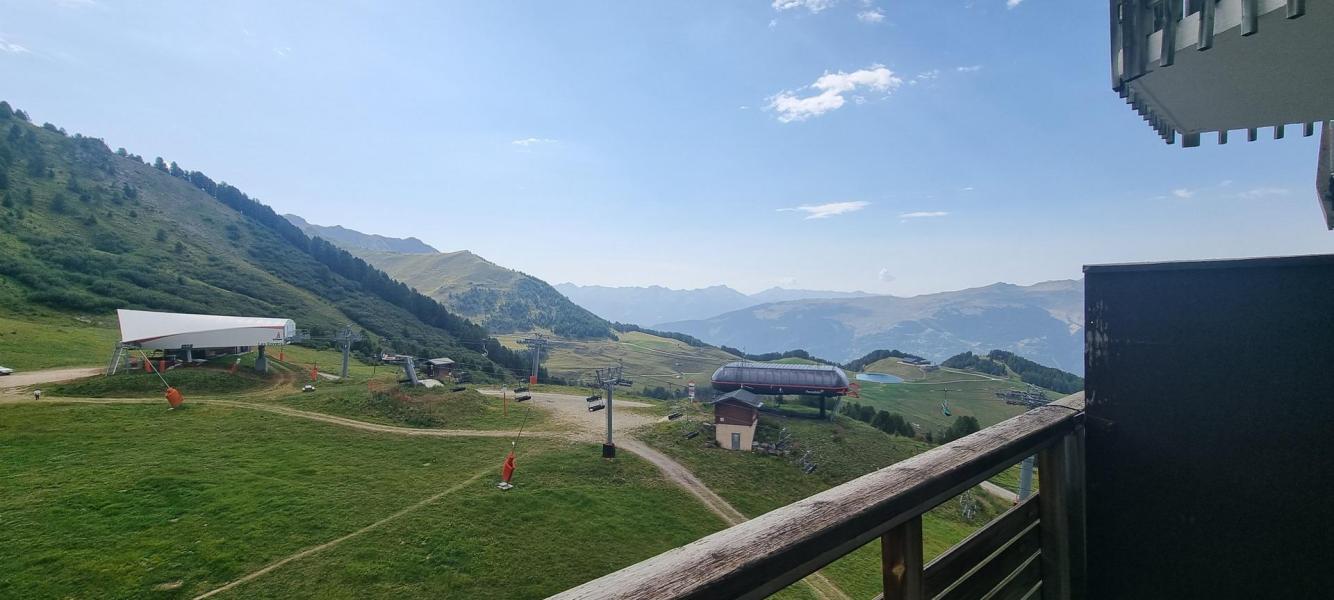 Vakantie in de bergen Studio cabine 4 personen (A2Q54) - Résidence Aime 2000 Paquebot des Neiges - La Plagne - Balkon