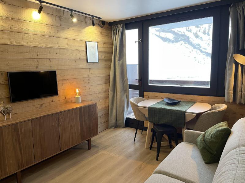 Vakantie in de bergen Studio cabine 4 personen (A2P54) - Résidence Aime 2000 Paquebot des Neiges - La Plagne - Woonkamer