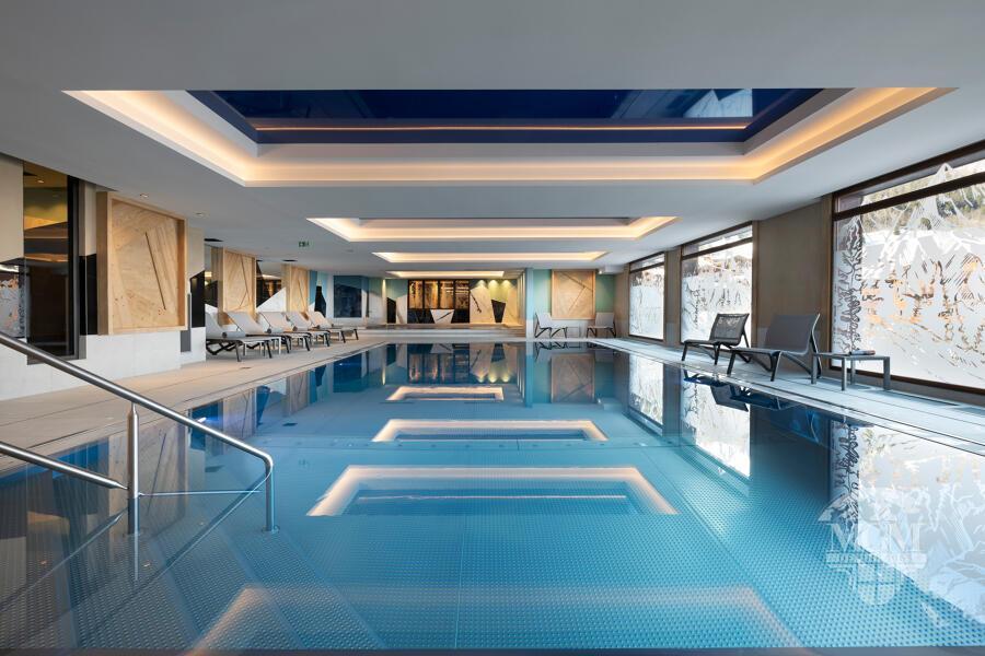 Vacances en montagne Résidence Akoya - Valmorel - Piscine