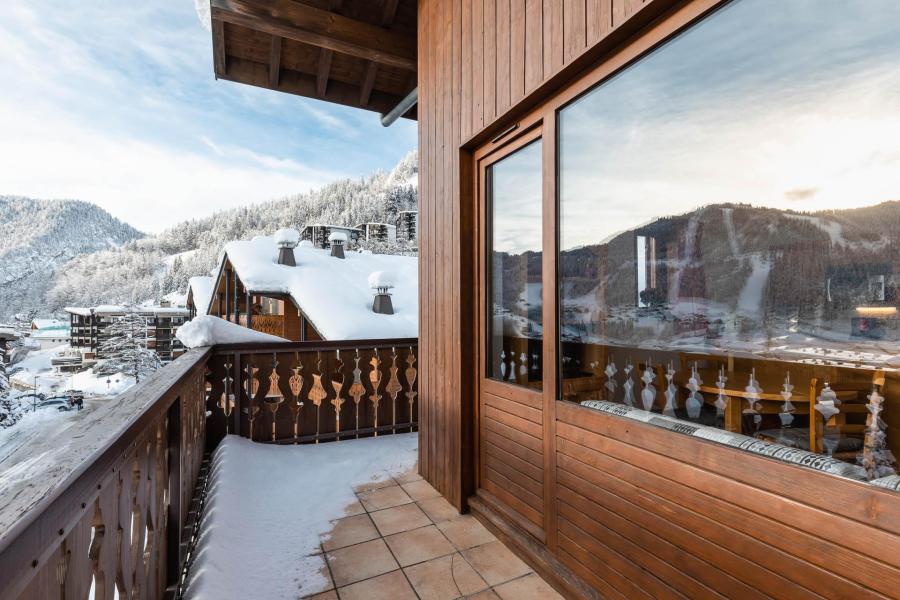 Vacaciones en montaña Apartamento cabina 2 piezas para 5 personas (31) - Résidence Alcyon - La Clusaz - Balcón