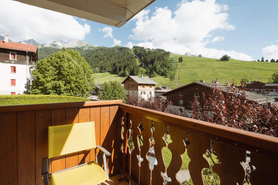 Vakantie in de bergen Studio bergnis 4 personen (15) - Résidence Alcyon - La Clusaz - Balkon