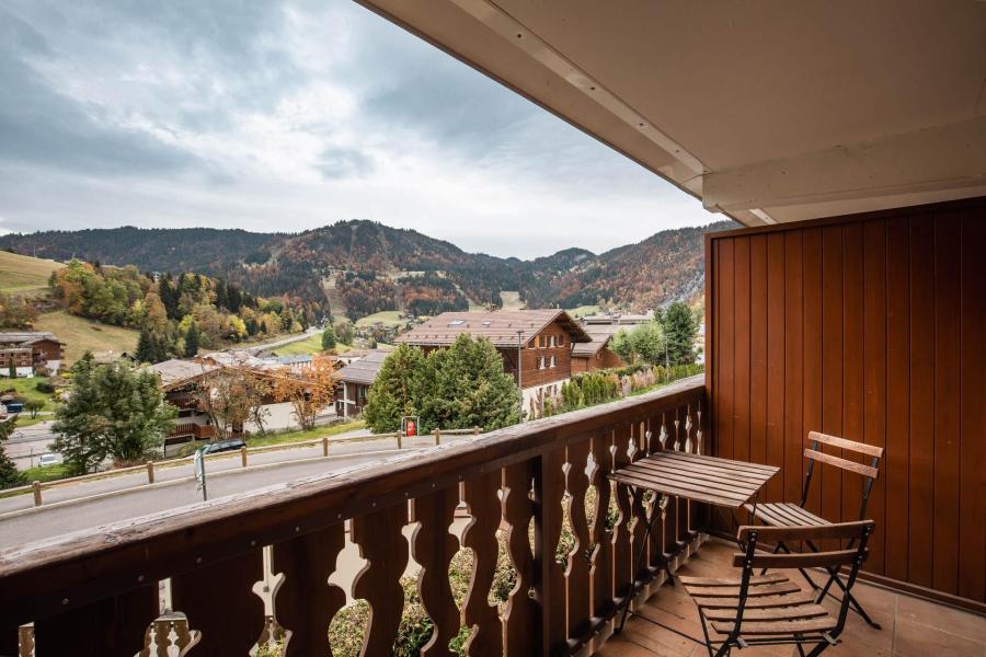 Holiday in mountain resort Studio sleeping corner 3 people (13) - Résidence Alcyon - La Clusaz - Balcony