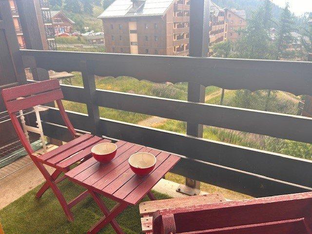 Urlaub in den Bergen 2-Zimmer-Appartment für 6 Personen (520-503) - Résidence Aldebaran - Risoul - Balkon