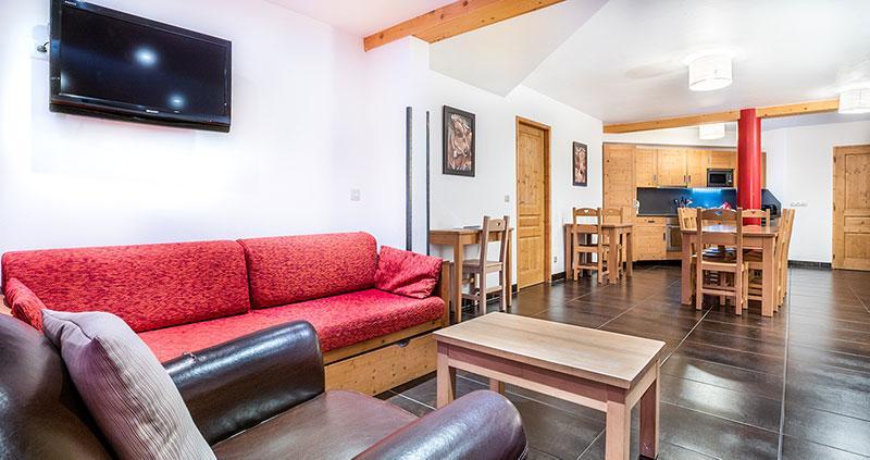 Vacances en montagne Appartement 3 pièces coin montagne 12 personnes (1) - Résidence Almes 1 - Tignes - Séjour