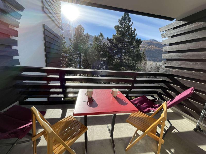 Vacances en montagne Studio coin montagne 4 personnes (C103) - Résidence Alpage - Serre Chevalier - Balcon