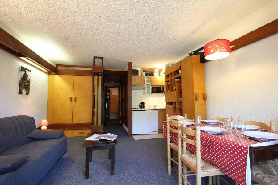 Urlaub in den Bergen Studio Schlafnische 5 Personen (B100) - Résidence Alpage - Serre Chevalier - Wohnzimmer