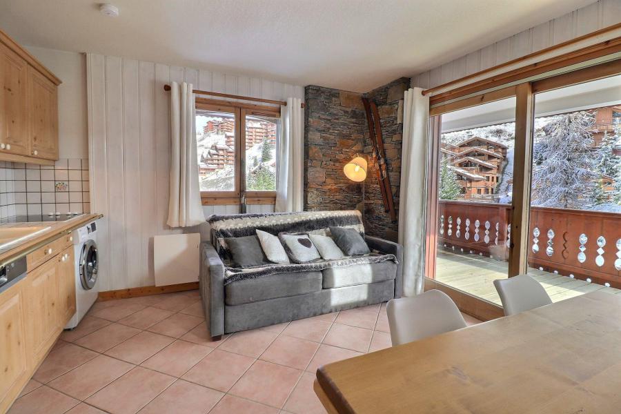 Vacances en montagne Appartement 2 pièces cabine 6 personnes (B5) - Résidence Alpages du Mottaret B - Méribel-Mottaret - Séjour