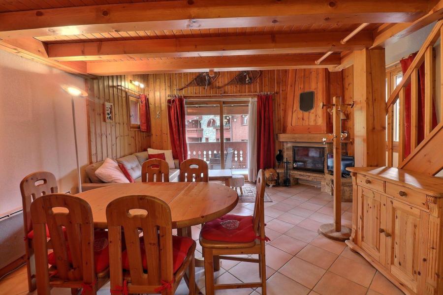 Vakantie in de bergen Appartement duplex 3 kamers 7 personen (D12) - Résidence Alpages du Mottaret D - Méribel-Mottaret - Woonkamer