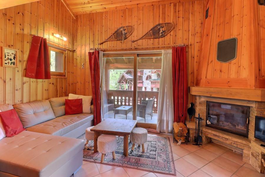 Vacances en montagne Appartement duplex 3 pièces 7 personnes (D12) - Résidence Alpages du Mottaret D - Méribel-Mottaret - Séjour