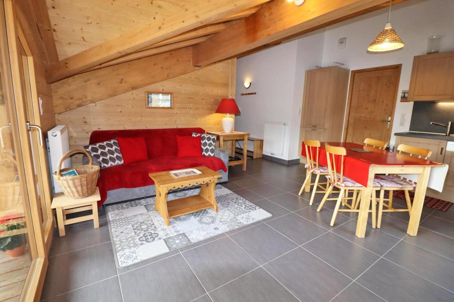 Holiday in mountain resort 3 room apartment 4 people - Résidence Alpaloosa - Les Gets - Living room