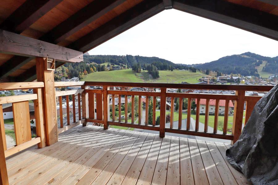 Holiday in mountain resort 3 room apartment 4 people - Résidence Alpaloosa - Les Gets - Terrace