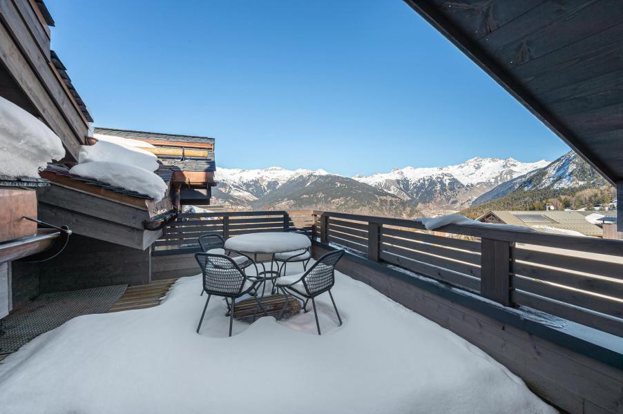 Urlaub in den Bergen 4-Zimmer-Appartment für 7 Personen (M6) - Résidence Alpamayor - Courchevel - Terrasse