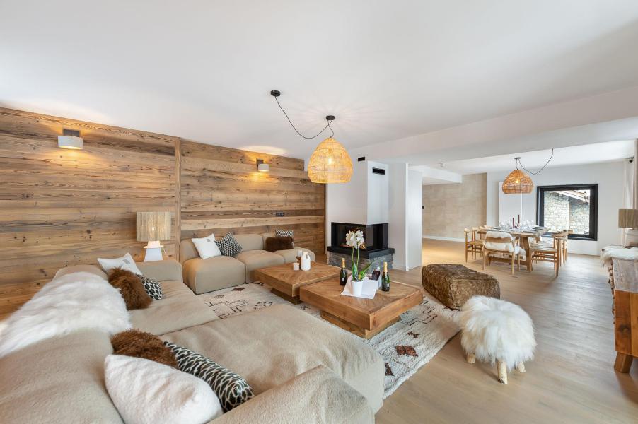 Holiday in mountain resort 5 room apartment 10 people (CHALET ALGONQUIN) - Résidence Alpamayor - Courchevel - Living room