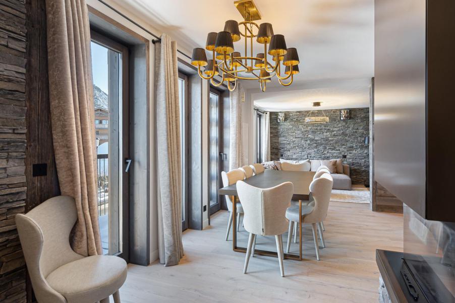 Urlaub in den Bergen 5-Zimmer-Appartment für 8 Personen (MAIA) - Résidence Alpamayor - Courchevel - Wohnzimmer