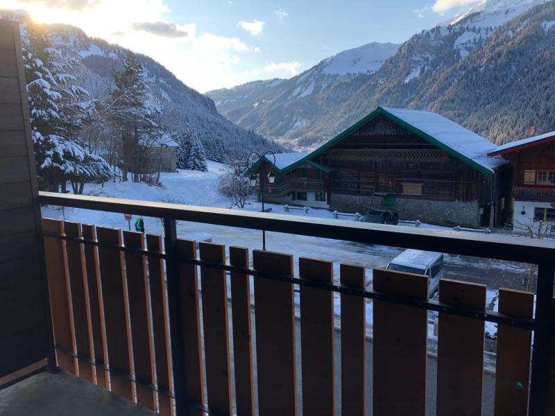 Urlaub in den Bergen Studio Schlafnische 4 Personen (116) - Résidence Alpenlake - Châtel - Balkon