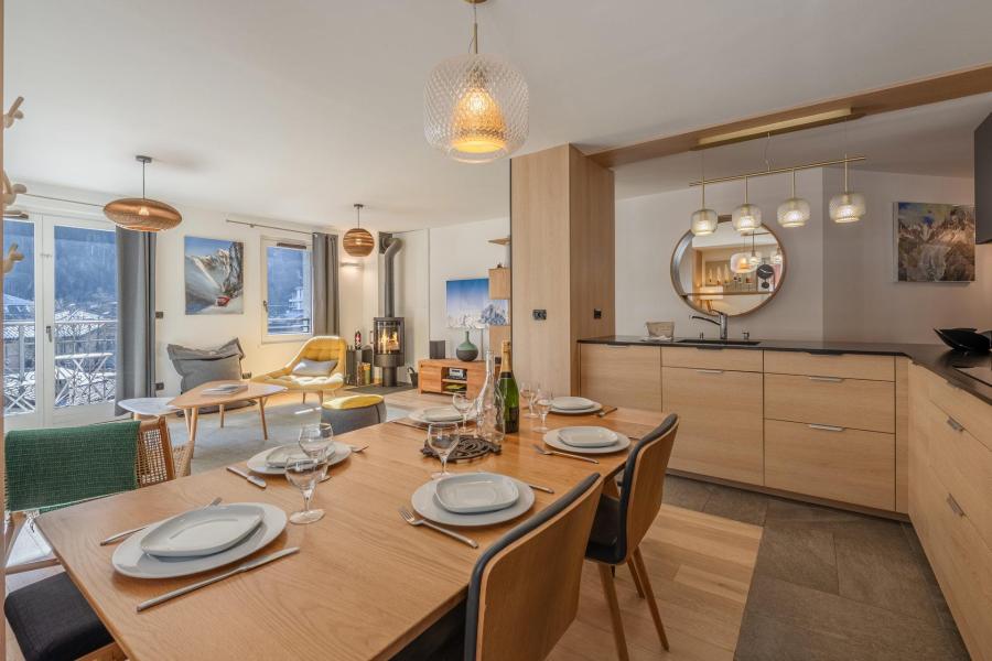 Urlaub in den Bergen 5-Zimmer-Appartment für 8 Personen (Milos) - Résidence Alpes 4 - Chamonix - Küche