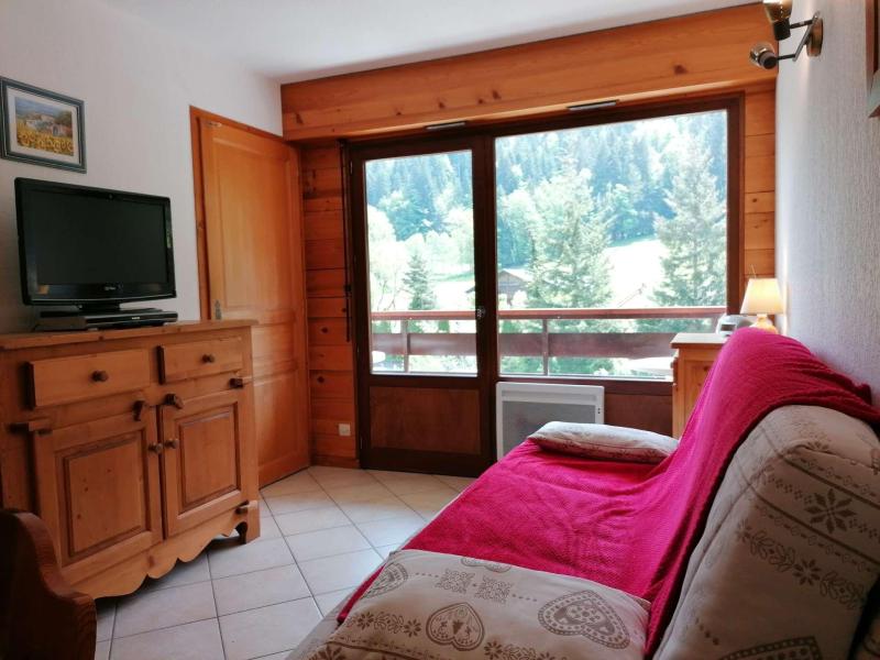 Vakantie in de bergen Appartement 2 kamers 6 personen (013) - Résidence Alpina - Le Grand Bornand - Woonkamer