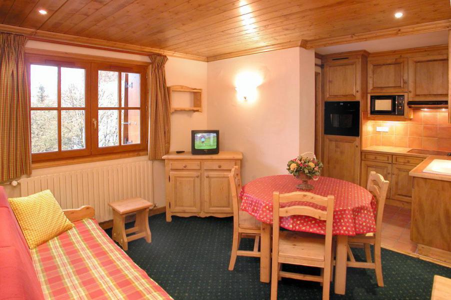 Vakantie in de bergen Studio bergnis 4 personen - Résidence Alpina Lodge - Les 2 Alpes - Woonkamer