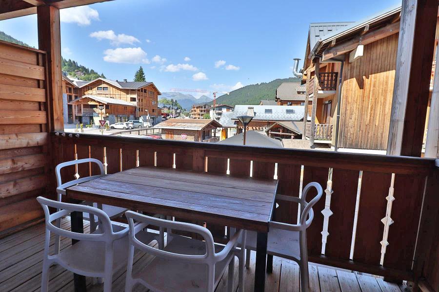 Vakantie in de bergen Appartement 3 kamers 6 personen - Résidence Ambre Blanche - Les Gets - Terras